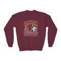 Youth Crewneck Sweatshirt - Clinton Red Tornadoes Soccer Team Graphic