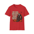 Knees Weak Arms Are Heavy Ready for Fall Already T-Shirt — Funny Halloween Pumpkin & Scream Mask Tee