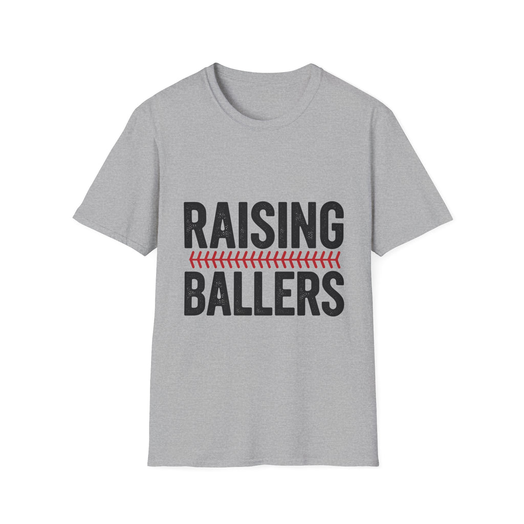 Raising Ballers T-Shirt — Baseball Mom/Dad Youth Sports Tee