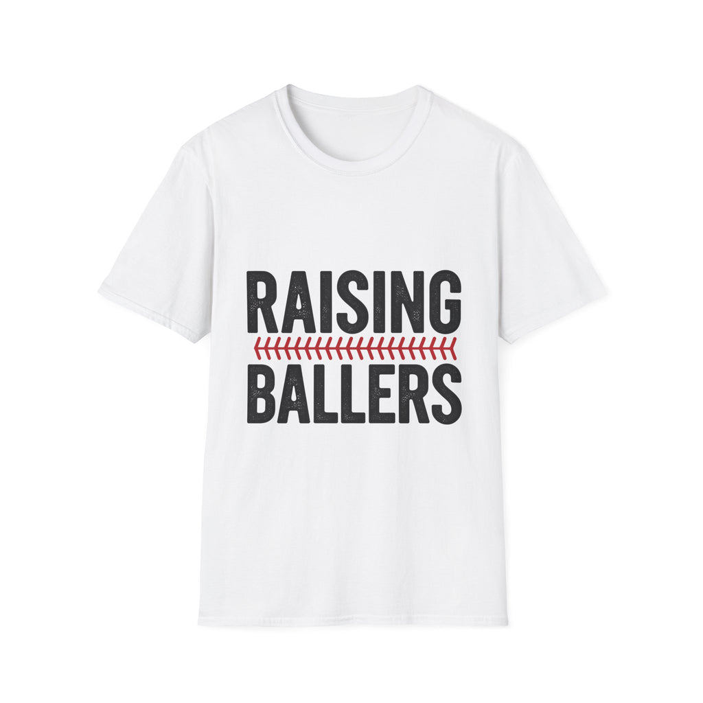 Raising Ballers T-Shirt — Baseball Mom/Dad Youth Sports Tee