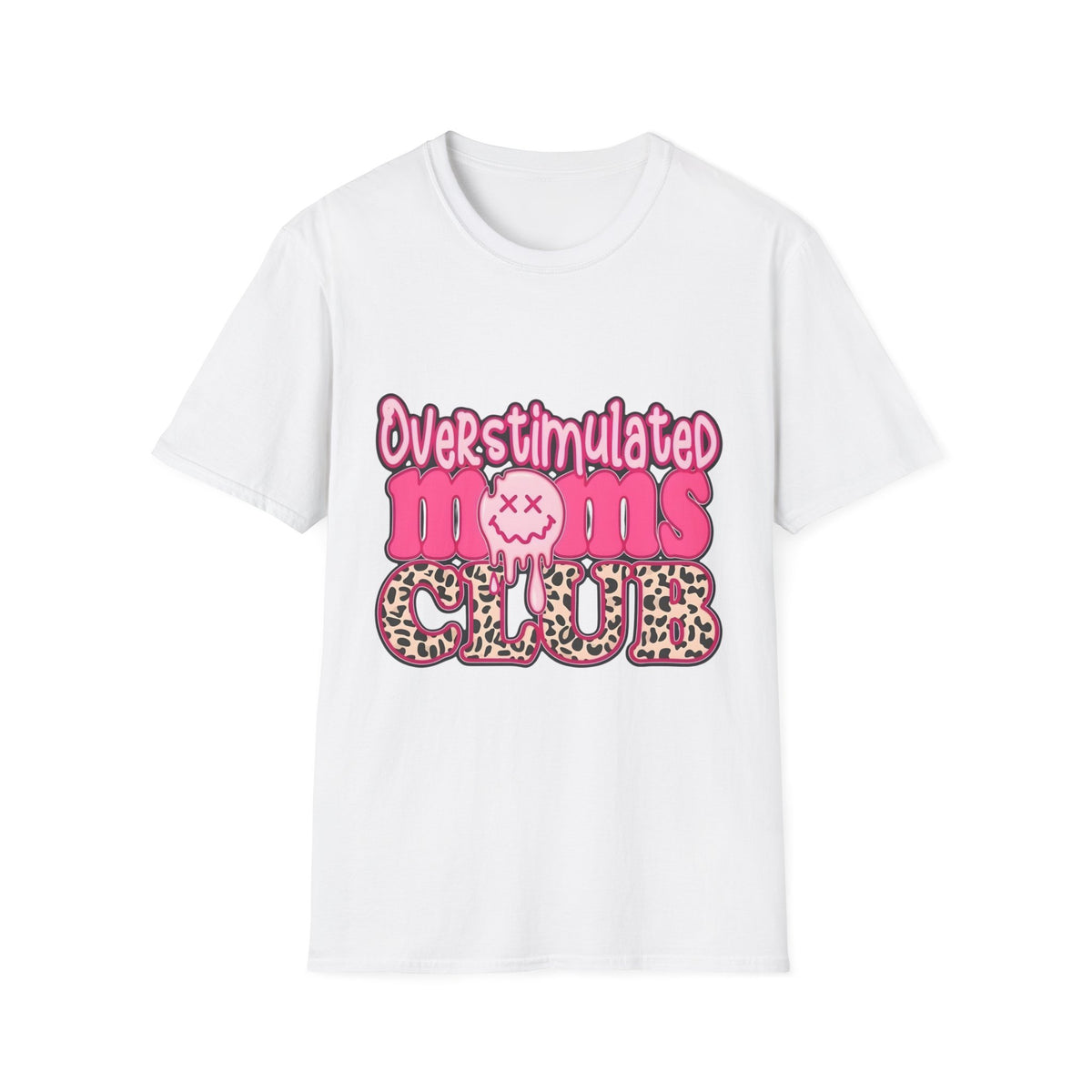 Overstimulated Moms T-Shirt — Funny Mom Club Graphic Tee