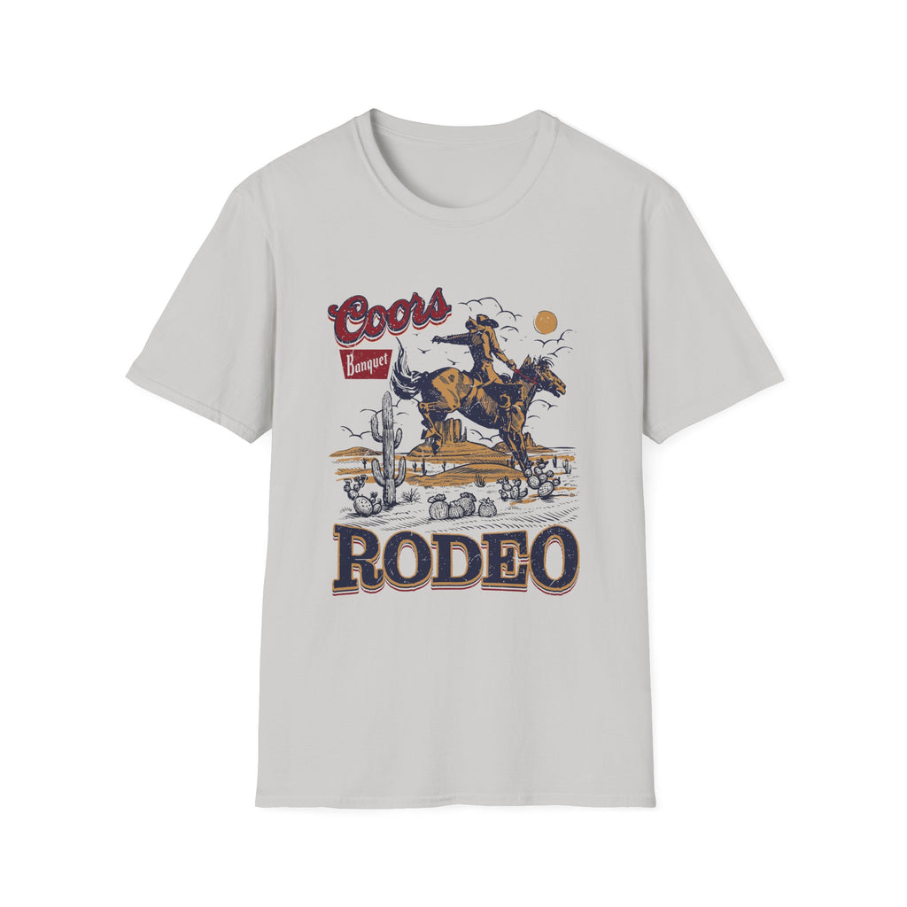 Rodeo Coors Banquet Graphic T-Shirt — Vintage Cowboy Western Tee