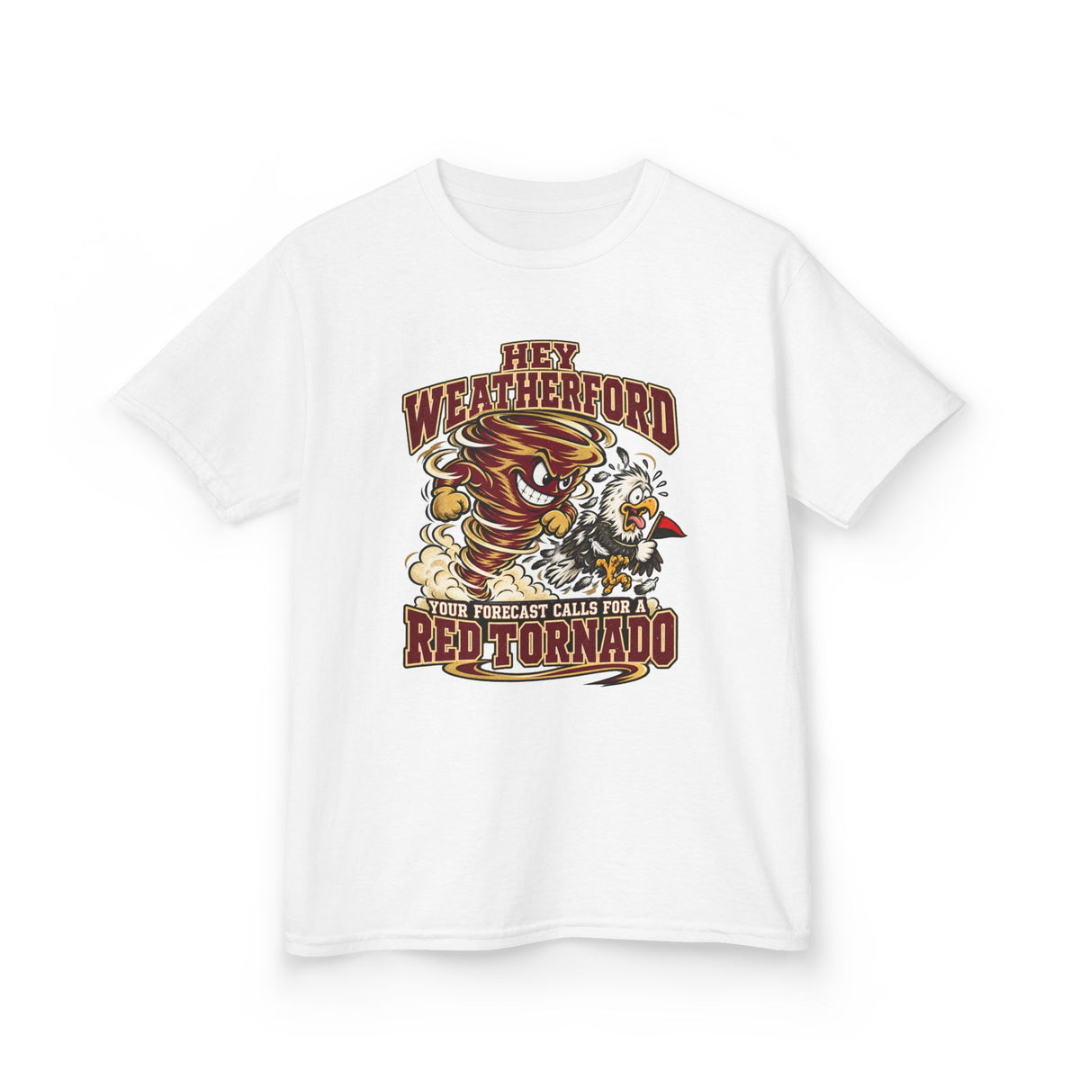 Kids Red Tornado Tee- Custer county conflict