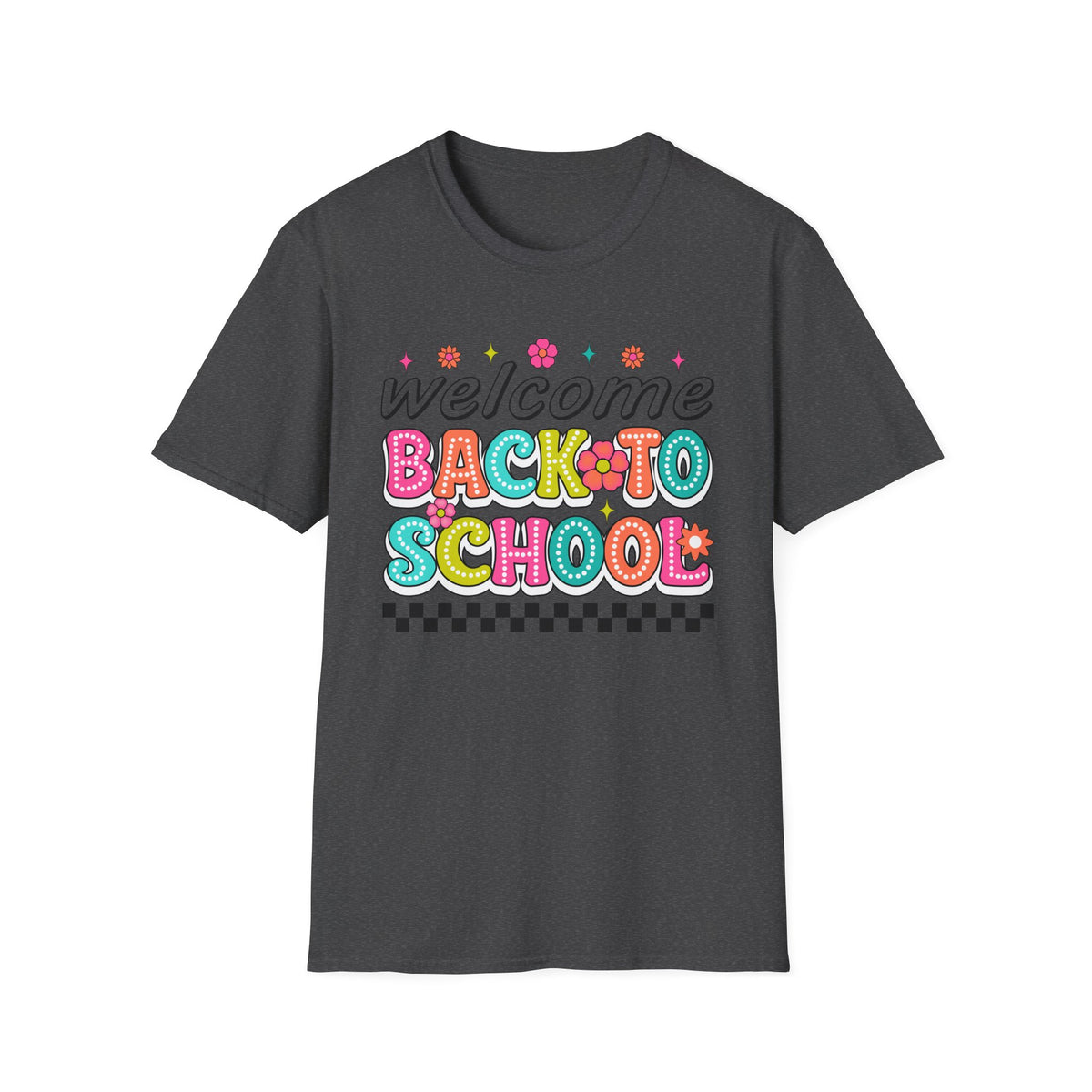 Welcome Back to School T-Shirt — Colorful Retro Kids/Teacher Tee