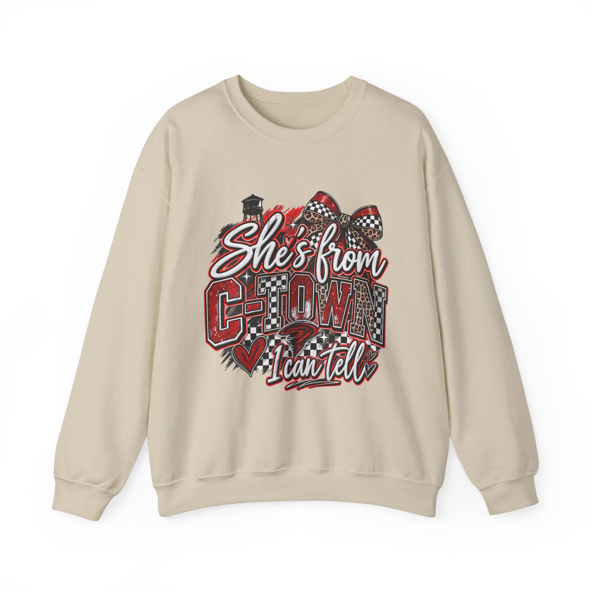 Crewneck Sweatshirt — “She’s From C-Town I Can Tell”