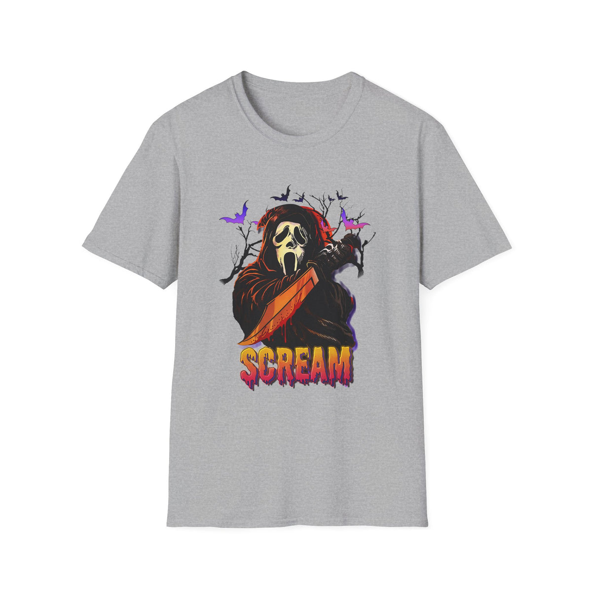 Scream Graphic T-Shirt — Horror Ghostface Tee for Halloween