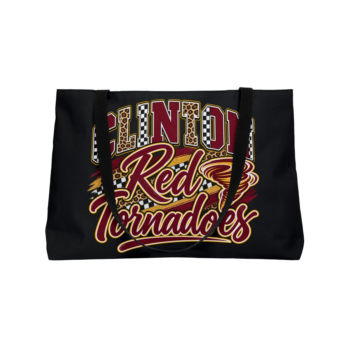 Weekender Tote - Clinton Red Tornadoes School Spirit Bag