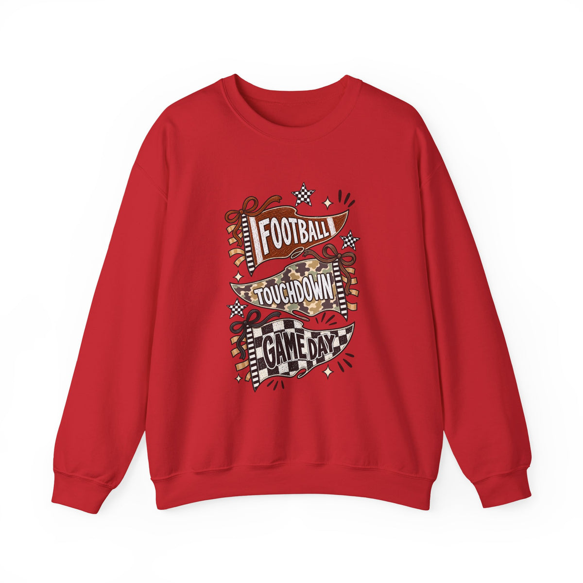 Football Touchdown Game Day Crewneck Sweatshirt
