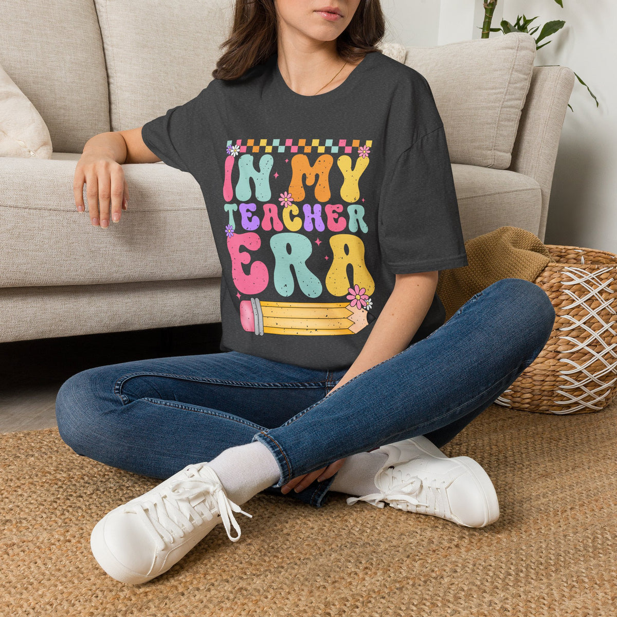 Retro 'In My Teacher Era' Graphic T-Shirt — Cute Teacher Appreciation Tee