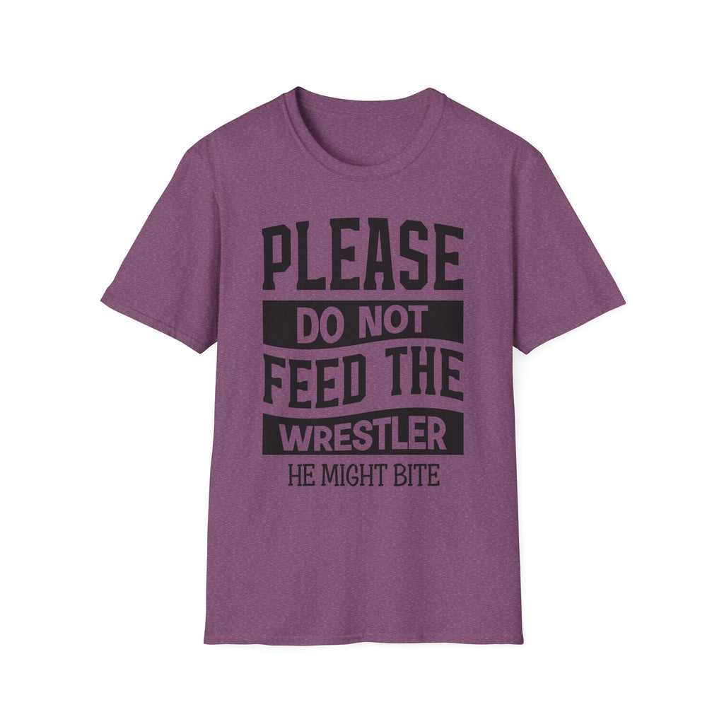 Please Do Not Feed The Wrestler T-Shirt — Funny Wrestling Shirt