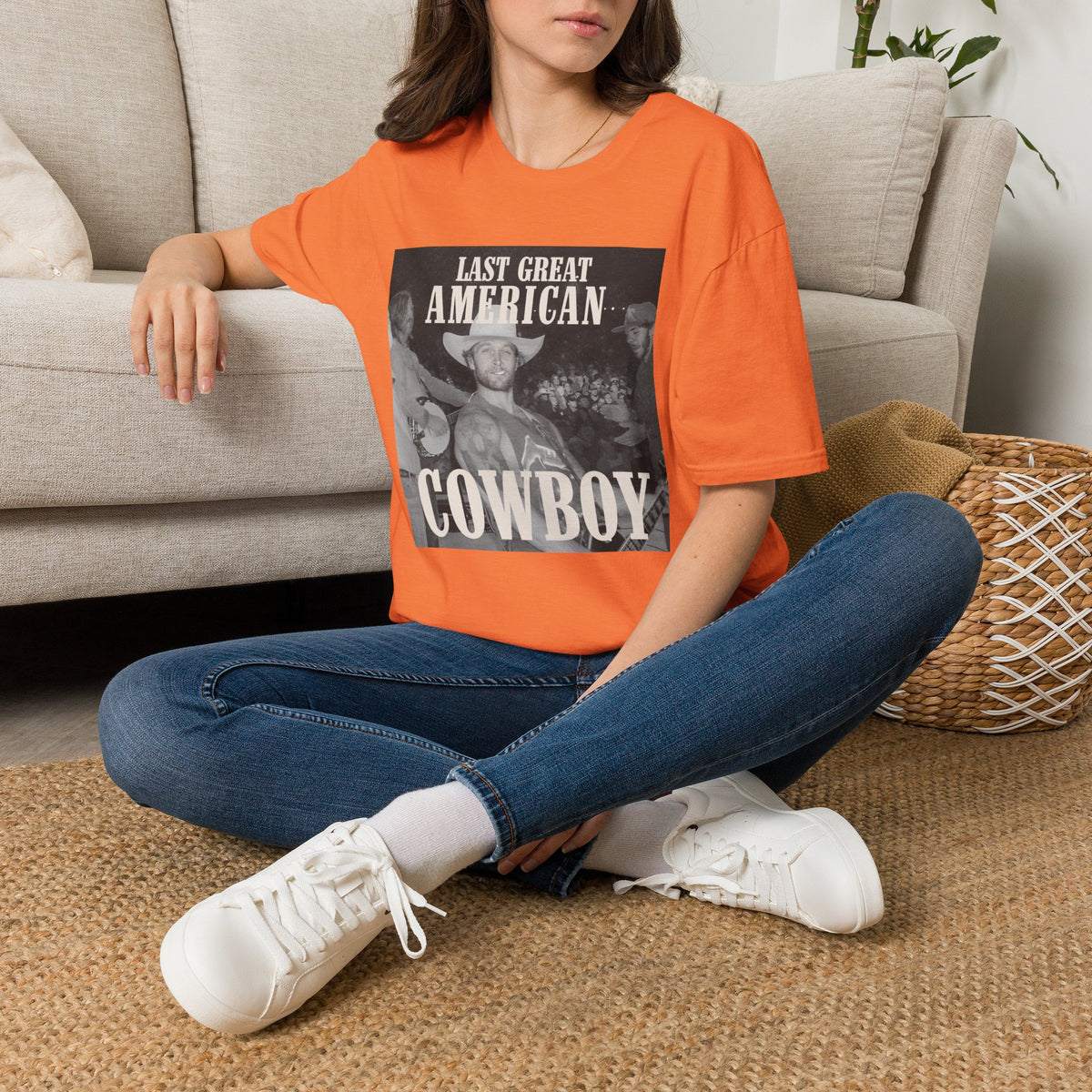Last Great American Cowboy T-Shirt — Vintage Rodeo Western Graphic Tee