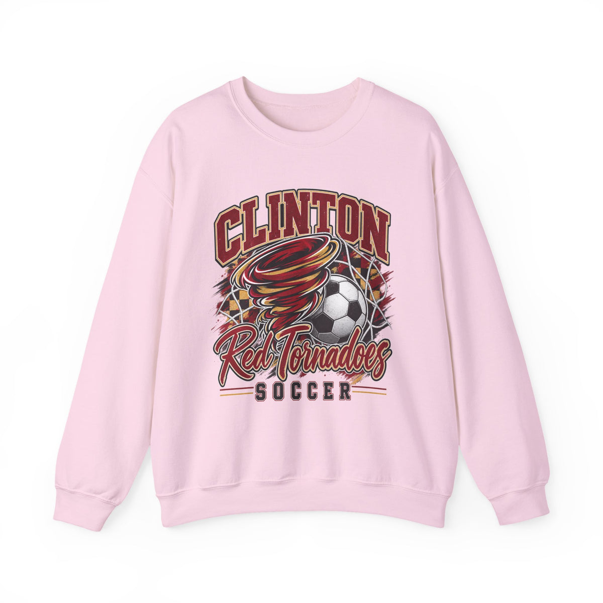 Clinton Red Tornadoes Soccer Crewneck Sweatshirt