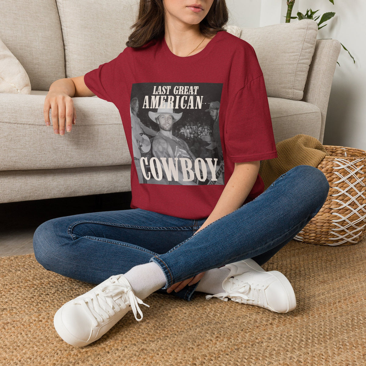 Last Great American Cowboy T-Shirt — Vintage Rodeo Western Graphic Tee