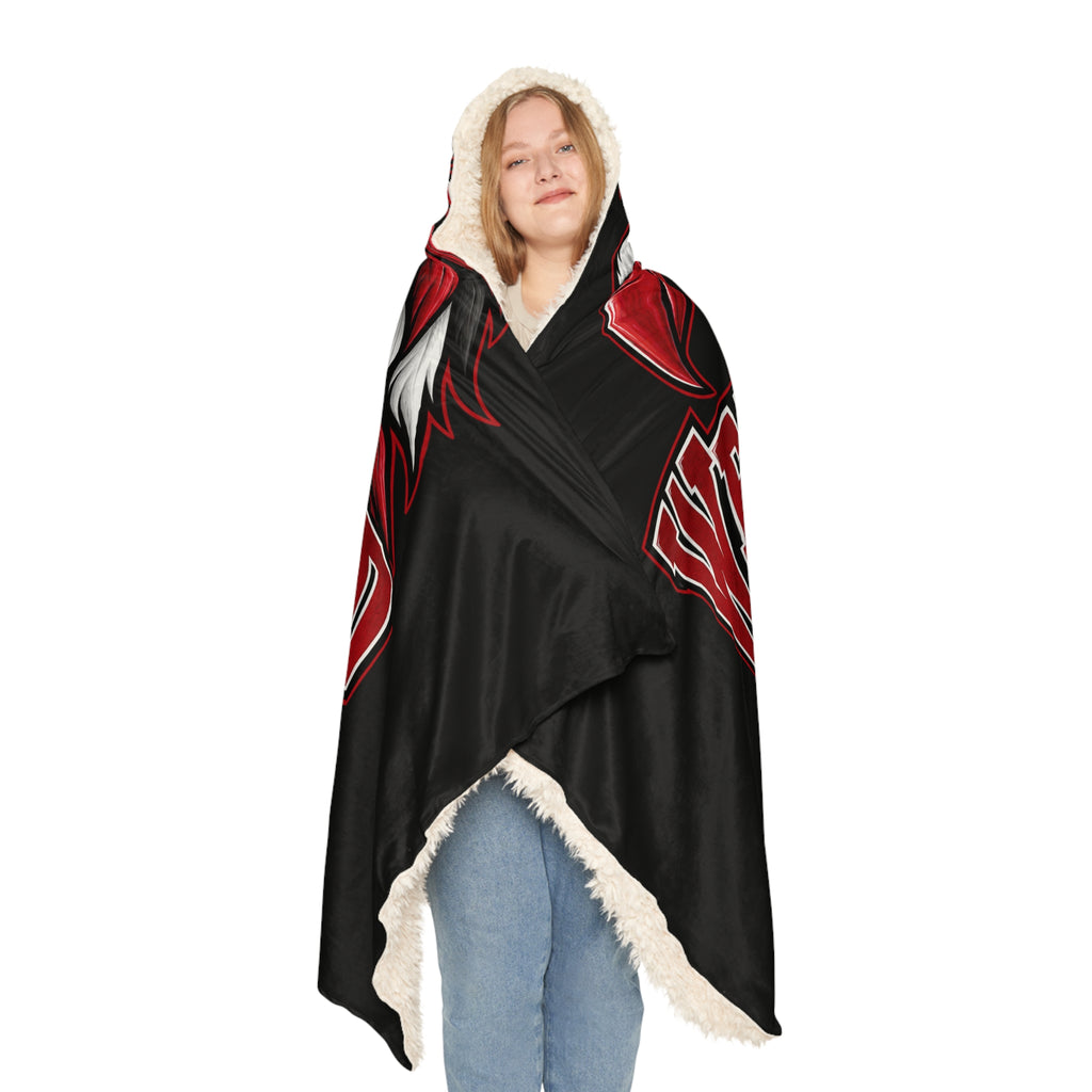 Weatherford Eagles Hooded Snuggle Blanket