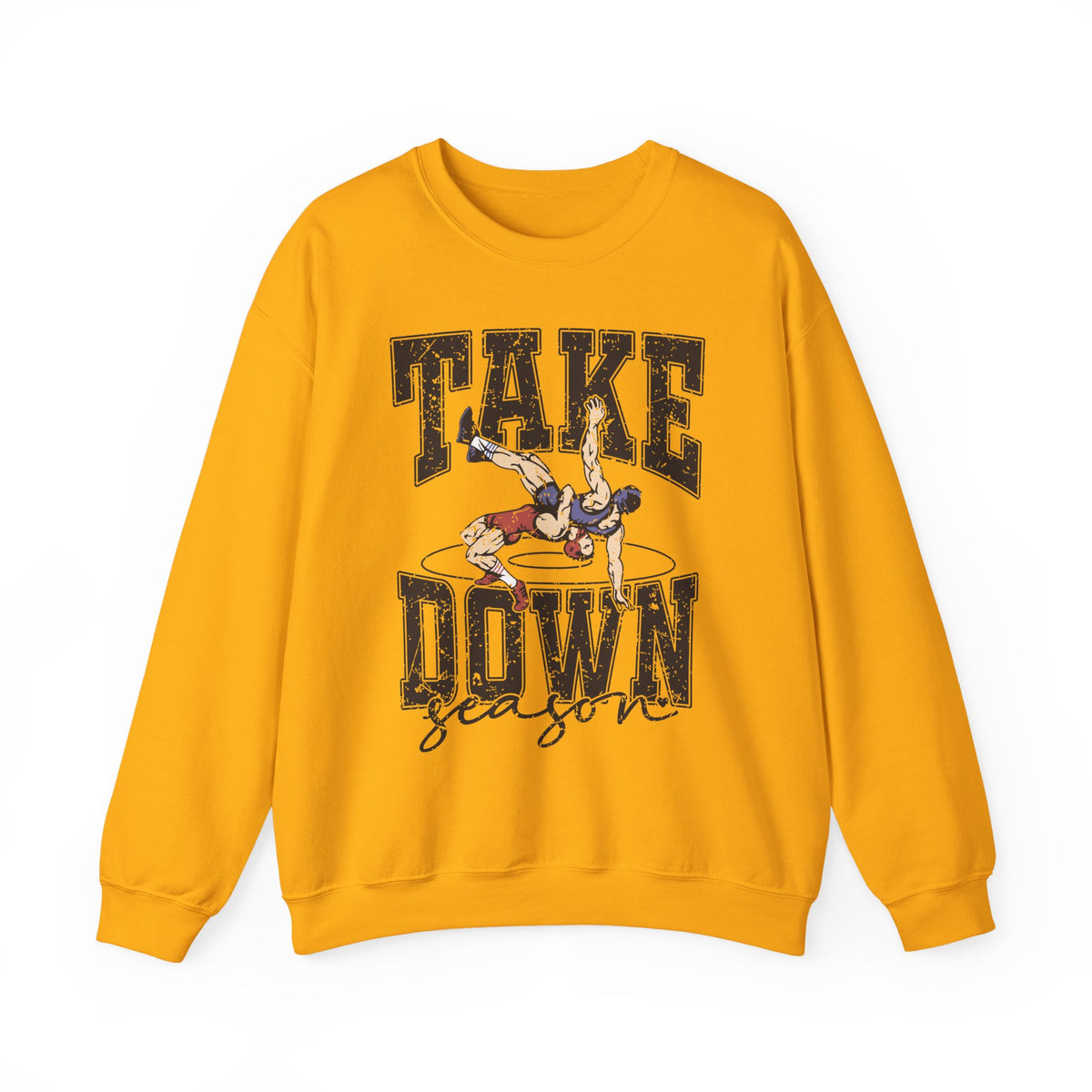 Take Down Season Wrestling Crewneck Sweatshirt