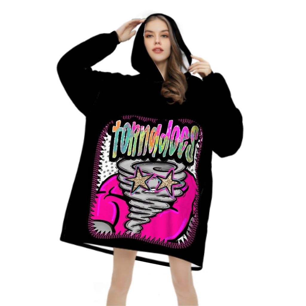 Adult Blanket Hoodie Tornadoes