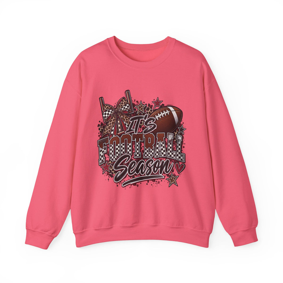 Football Season Crewneck Sweatshirt — "It's Football Season" Graphic