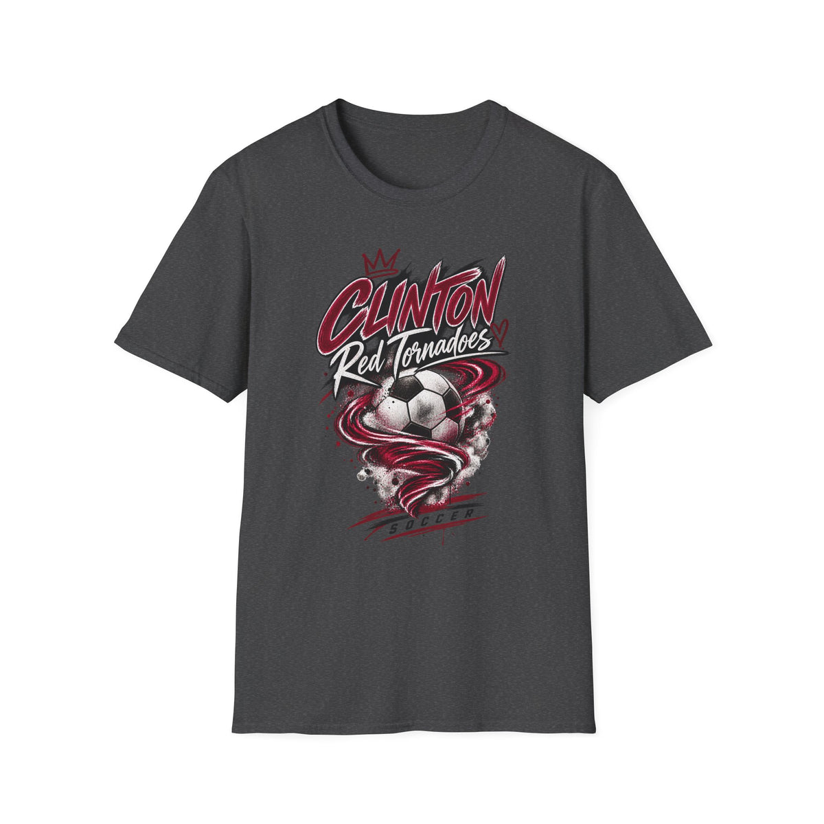 Clinton Red Tornadoes Soccer T-Shirt