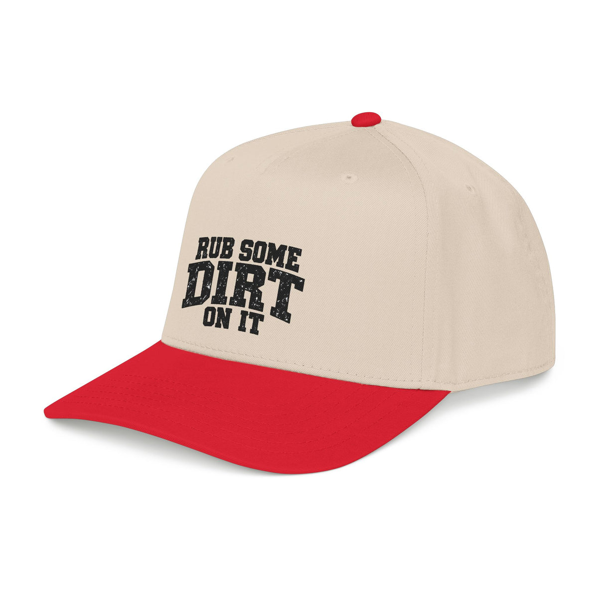 'Rub Some Dirt On It' Mid Profile Baseball Cap – Vintage Outdoor Hunting Trucking Hat