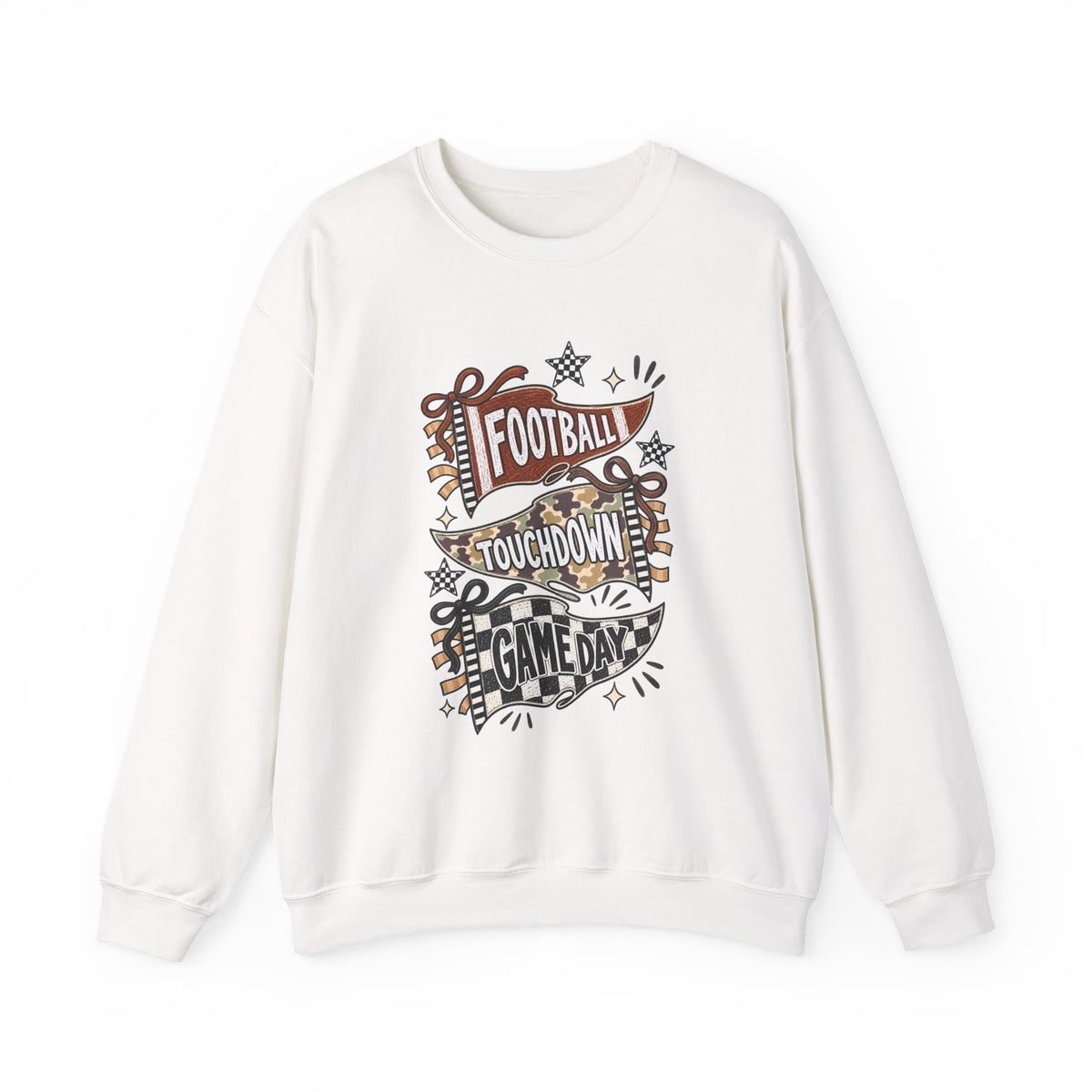 Football Touchdown Game Day Crewneck Sweatshirt