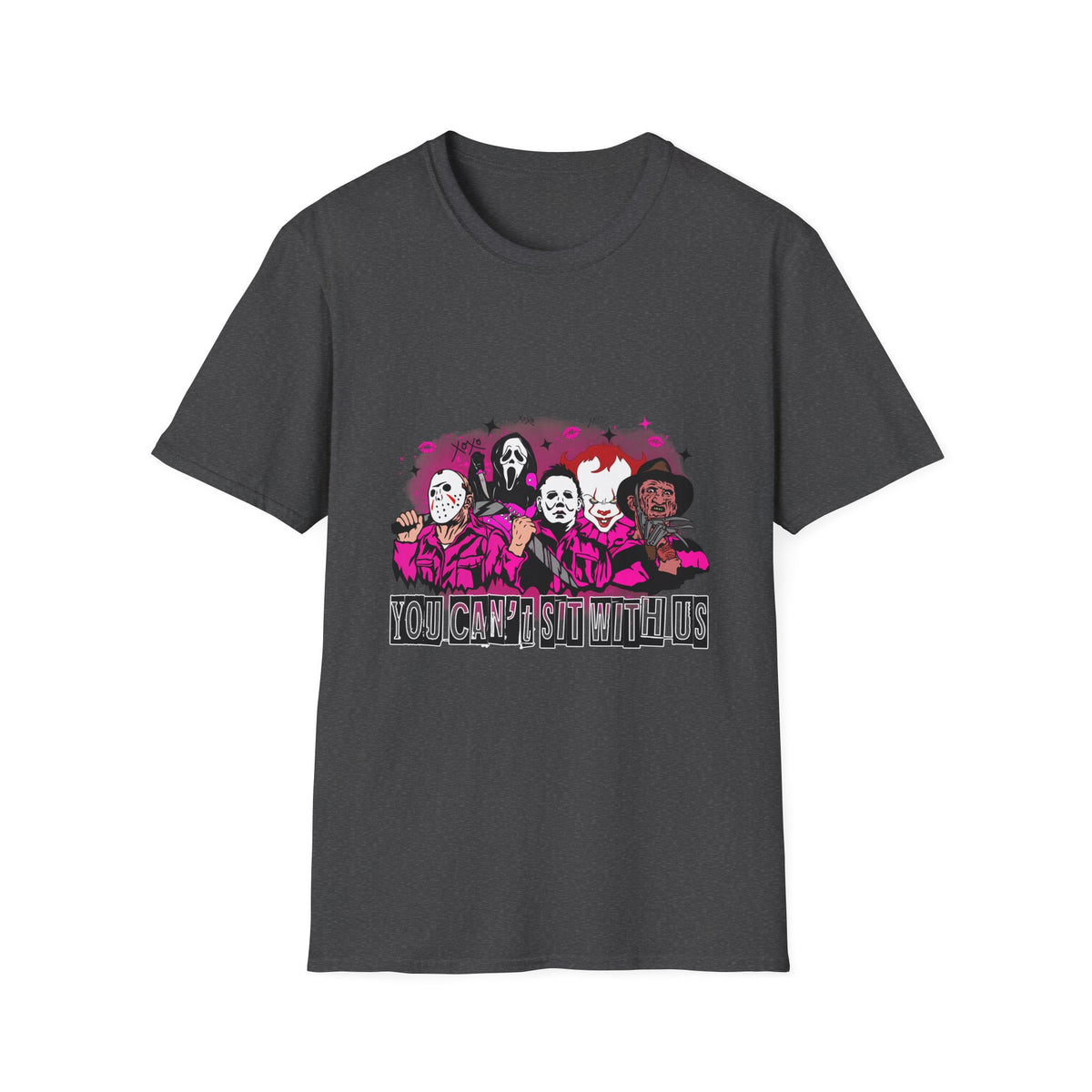 Horror Icons T-Shirt — 'You Can't Scare Me' Graphic Tee