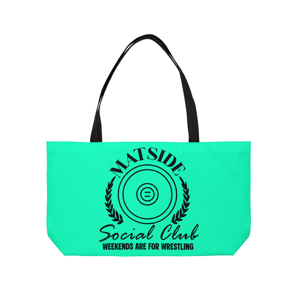 Matside Social Club Weekender Tote Bag — "Weekends Are For Wrestling"