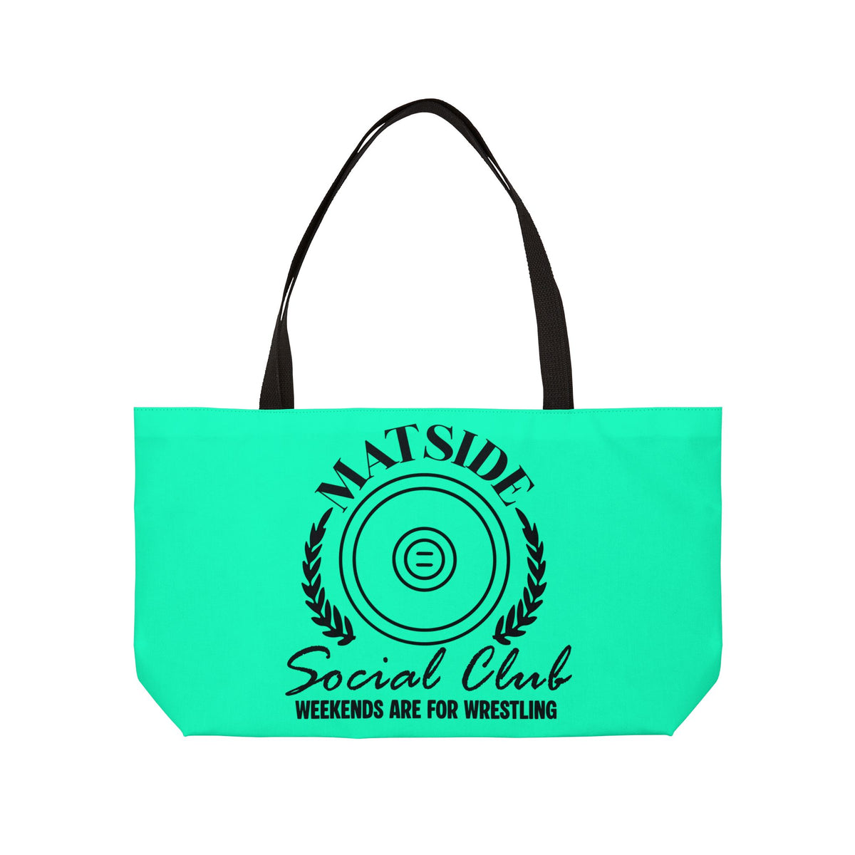 Matside Social Club Weekender Tote Bag — "Weekends Are For Wrestling"