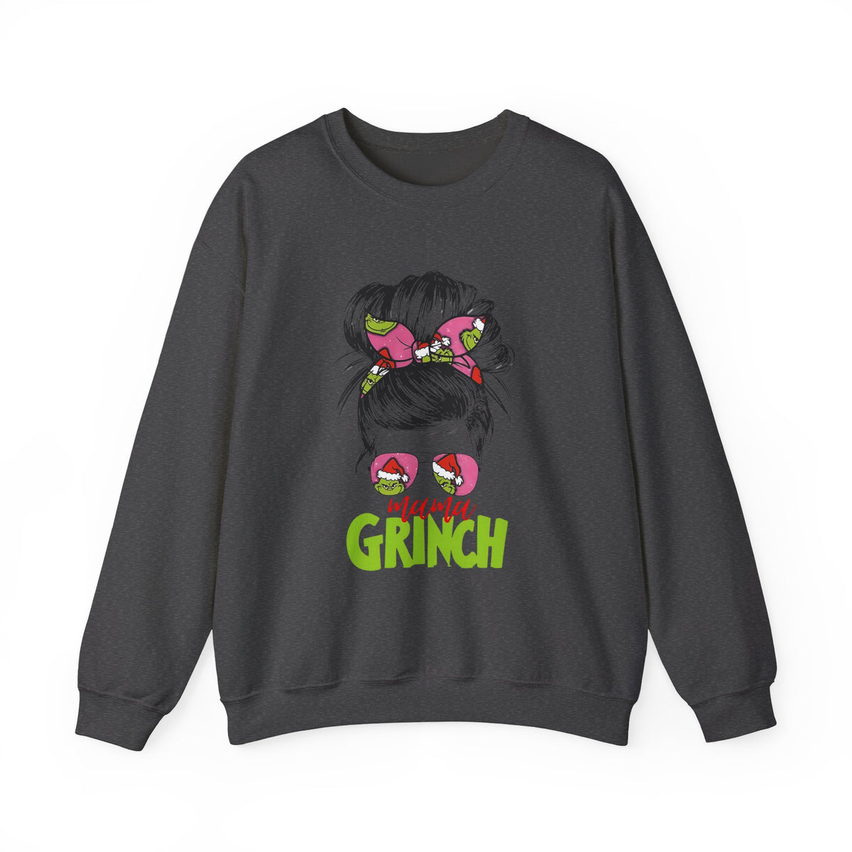 Grinch Mama Sweatshirt – Funny Christmas Mom Crewneck