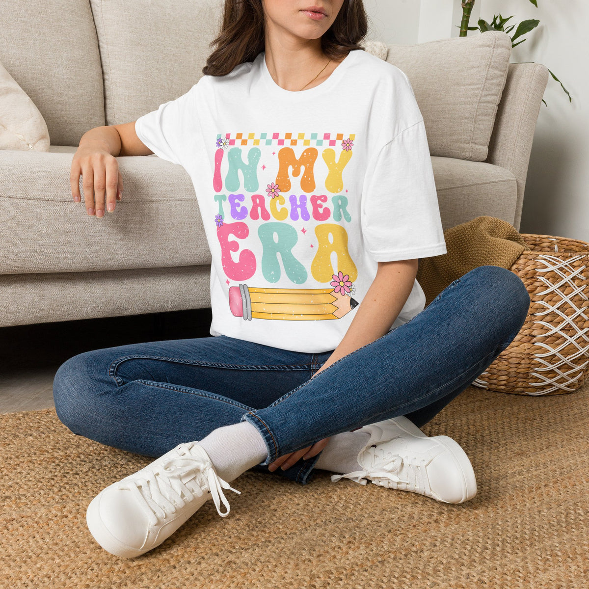 Retro 'In My Teacher Era' Graphic T-Shirt — Cute Teacher Appreciation Tee