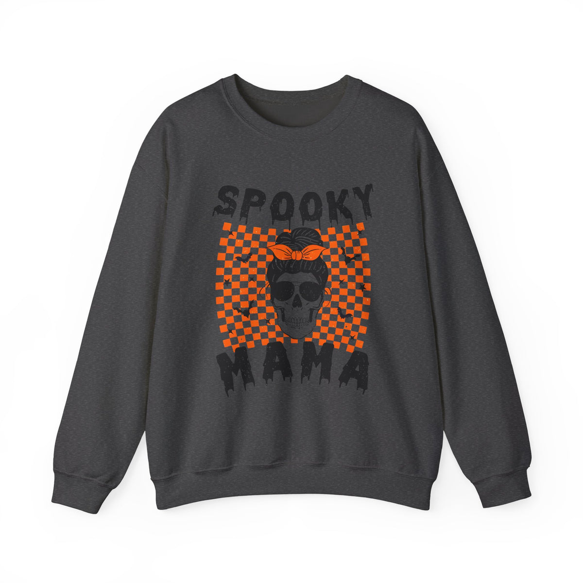 Spooky Mama Sweatshirt - Halloween Skull Mama Crewneck