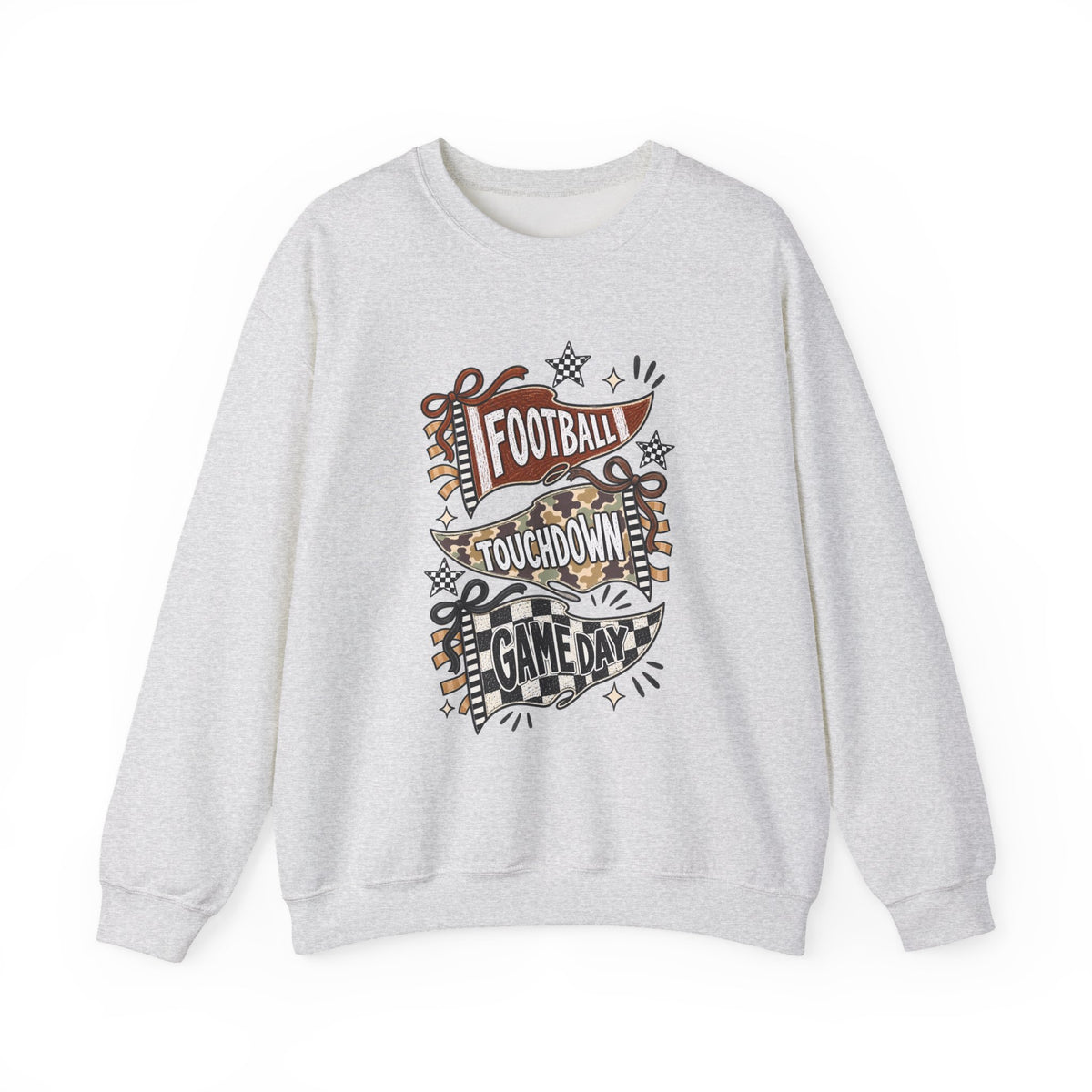 Football Touchdown Game Day Crewneck Sweatshirt