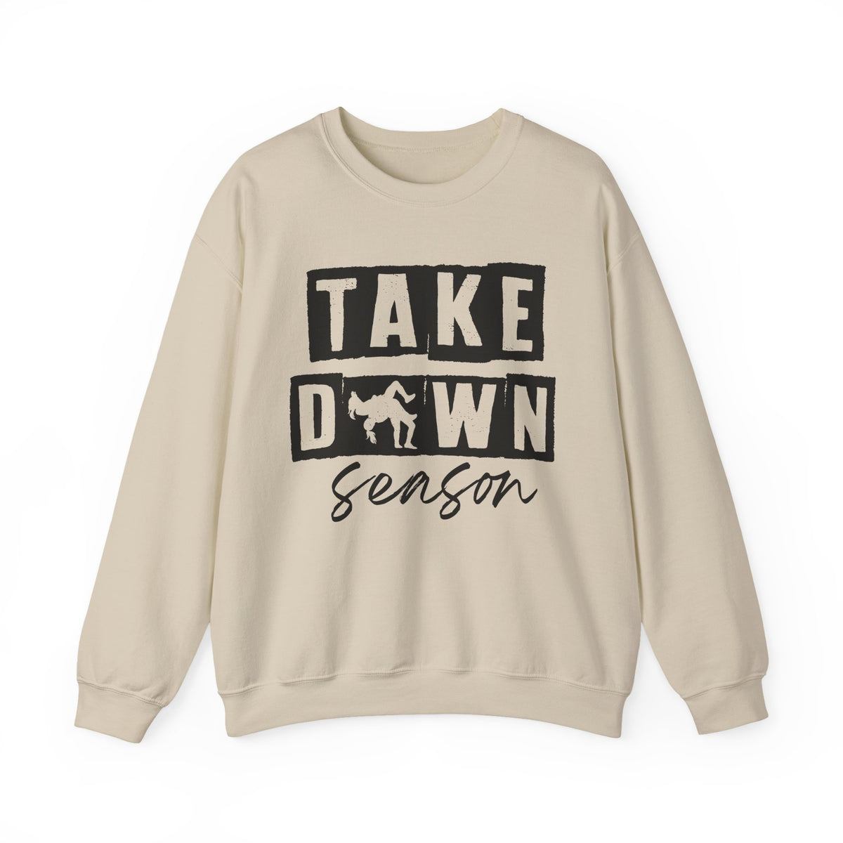 Take Down Season Sweatshirt – Wrestling/Combat Sports Crewneck