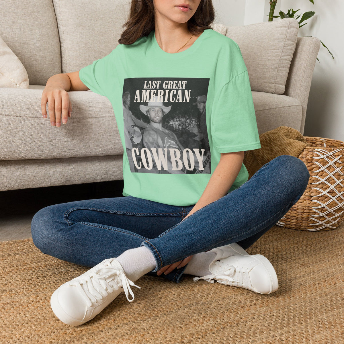 Last Great American Cowboy T-Shirt — Vintage Rodeo Western Graphic Tee
