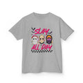 Kids Tee — 'Slay All Day' Halloween Mask Graphic