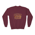 Clinton Red Tornadoes Youth Crewneck Sweatshirt — School Mascot Spirit Pullover