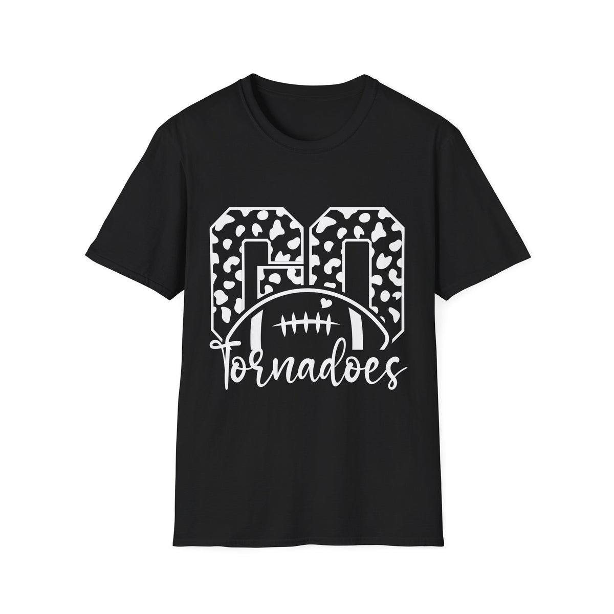 Tornadoes Football — Leopard Print 'GO Tornadoes' Sports Shirt