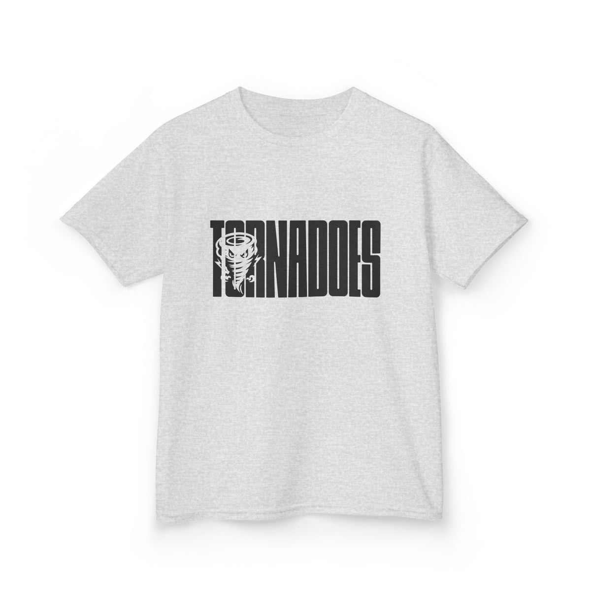 Kids T-Shirt - 'Tornados' Bold Sports Logo Tee with Tornado Mascot