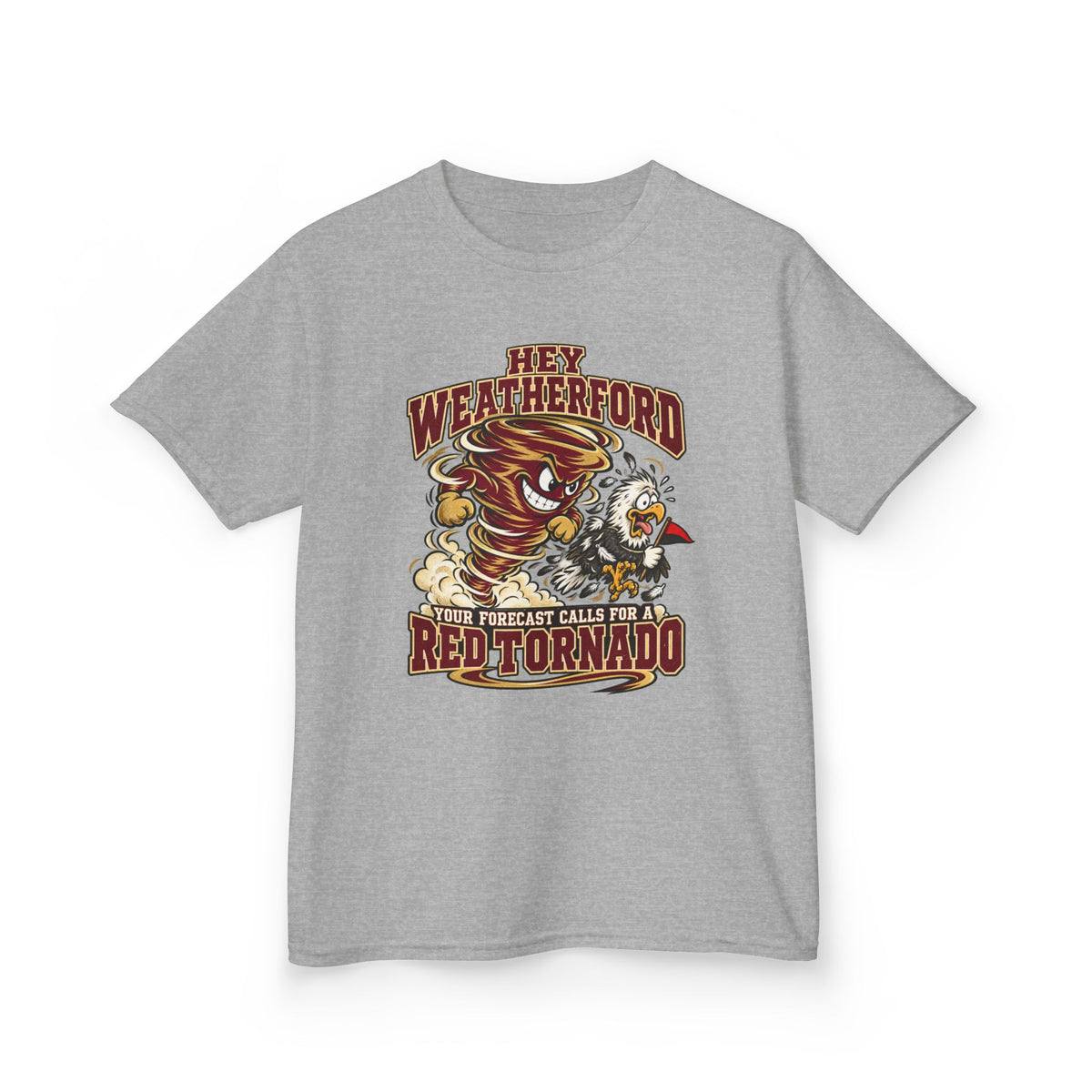 Kids Red Tornado Tee- Custer county conflict