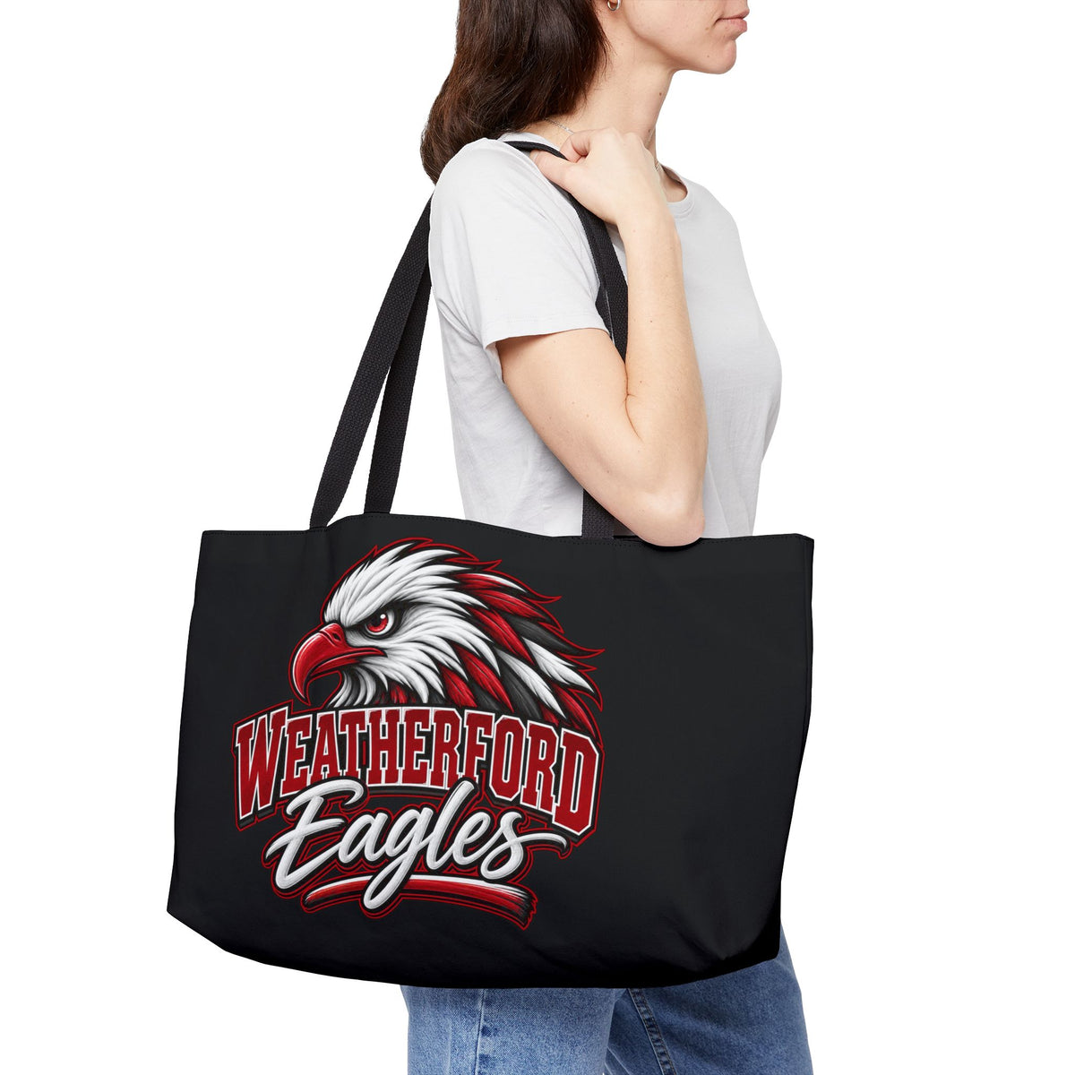 Weekender Tote — Weatherford Eagles Mascot Logo Bag