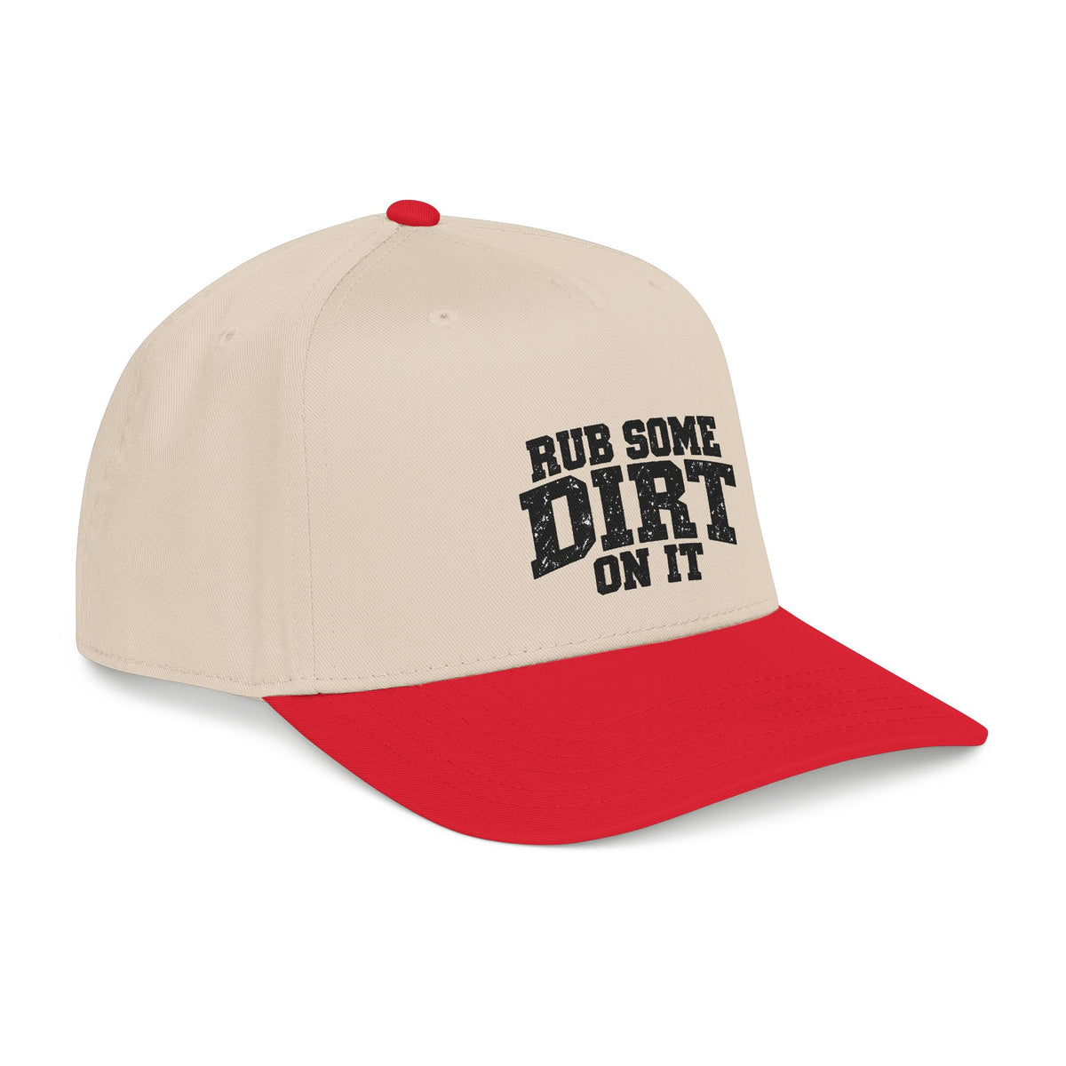 'Rub Some Dirt On It' Mid Profile Baseball Cap – Vintage Outdoor Hunting Trucking Hat