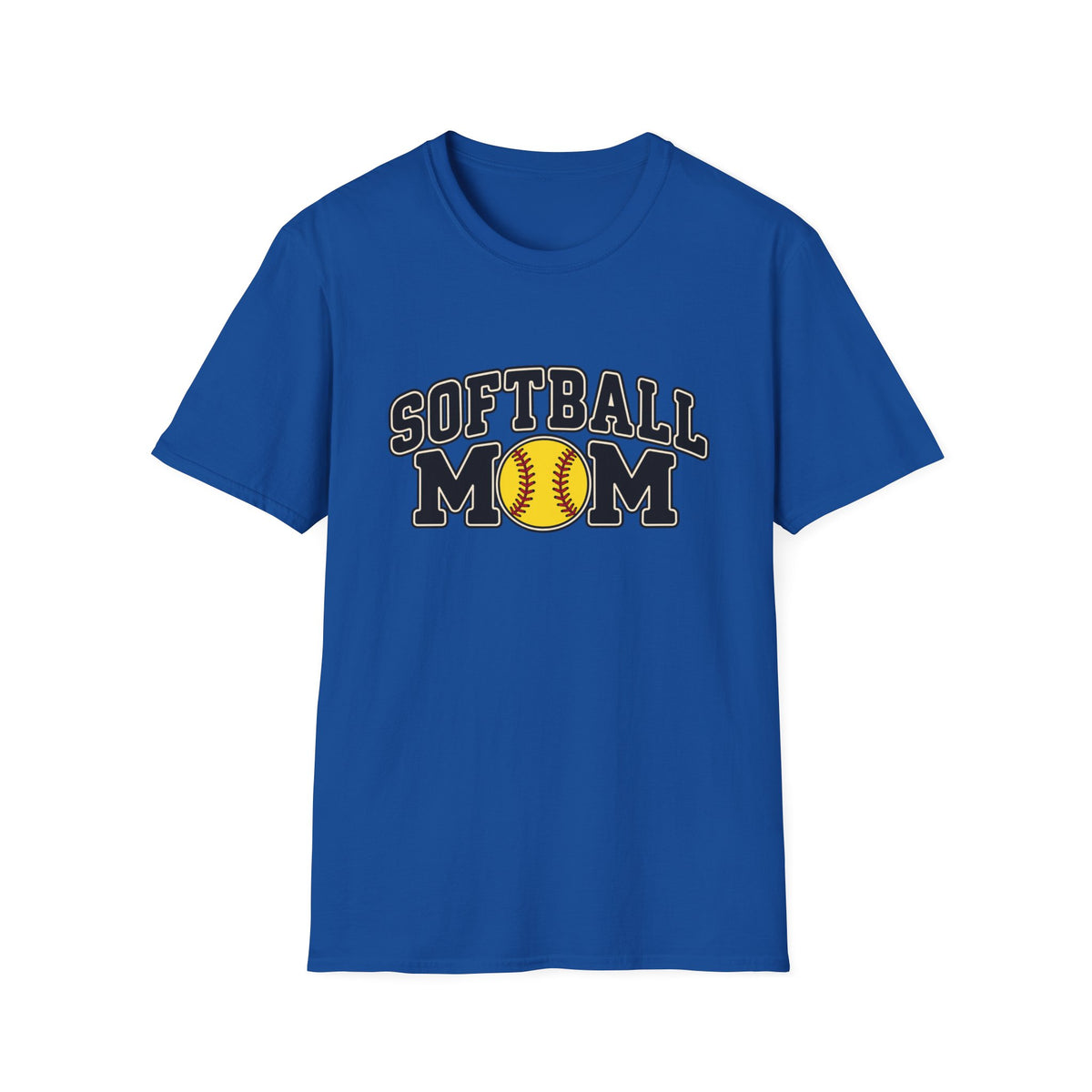 Softball Mom T-Shirt — Vintage Team Spirit Softball Tee