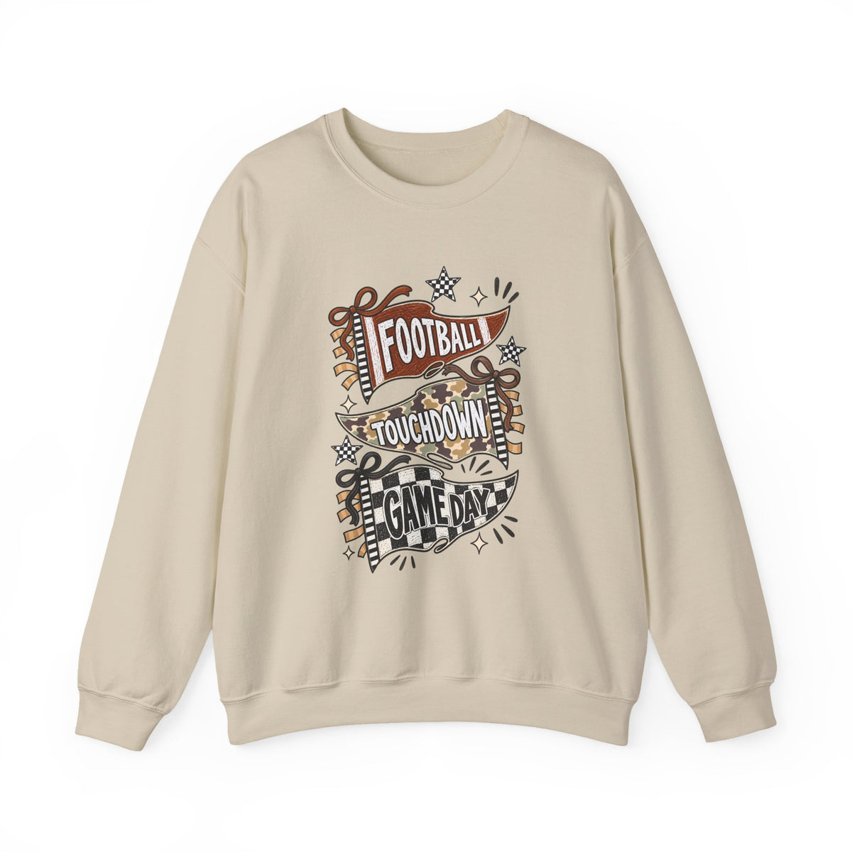 Football Touchdown Game Day Crewneck Sweatshirt