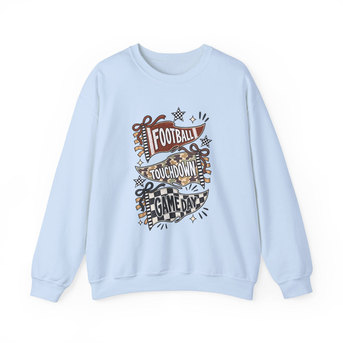 Football Touchdown Game Day Crewneck Sweatshirt