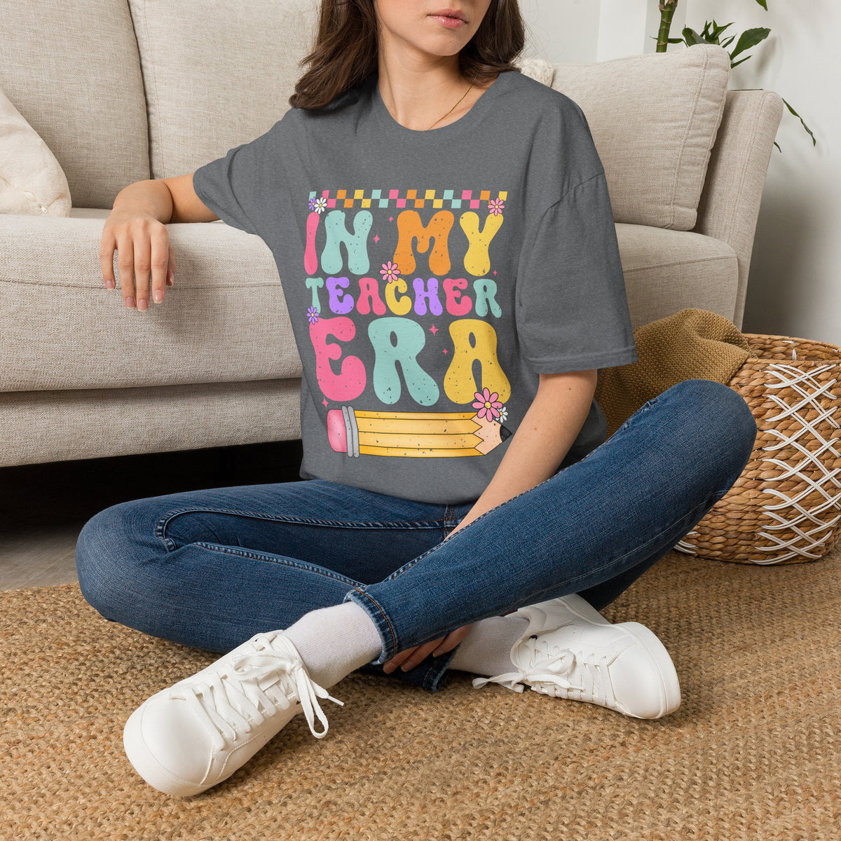 Retro 'In My Teacher Era' Graphic T-Shirt — Cute Teacher Appreciation Tee