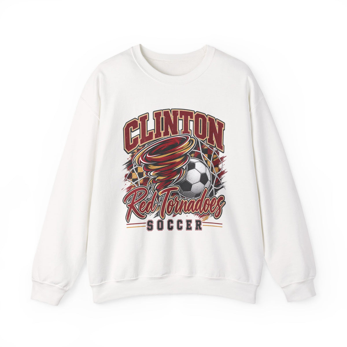 Clinton Red Tornadoes Soccer Crewneck Sweatshirt
