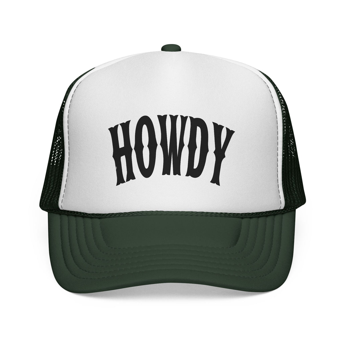 Howdy Trucker Cap — Retro Western Mesh Hat