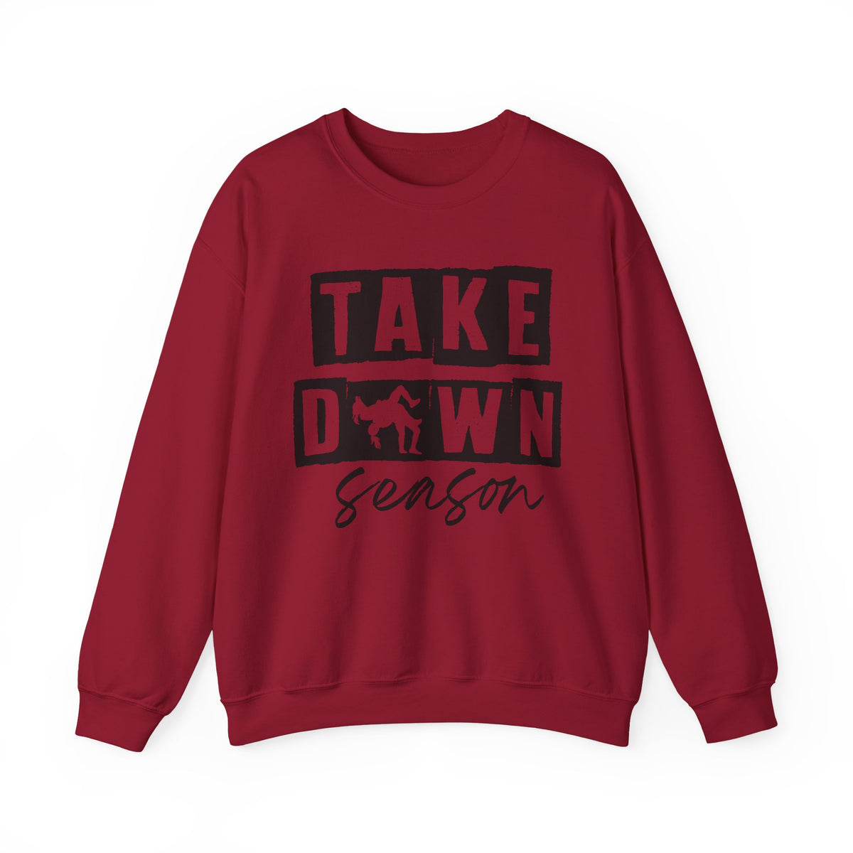Take Down Season Sweatshirt – Wrestling/Combat Sports Crewneck