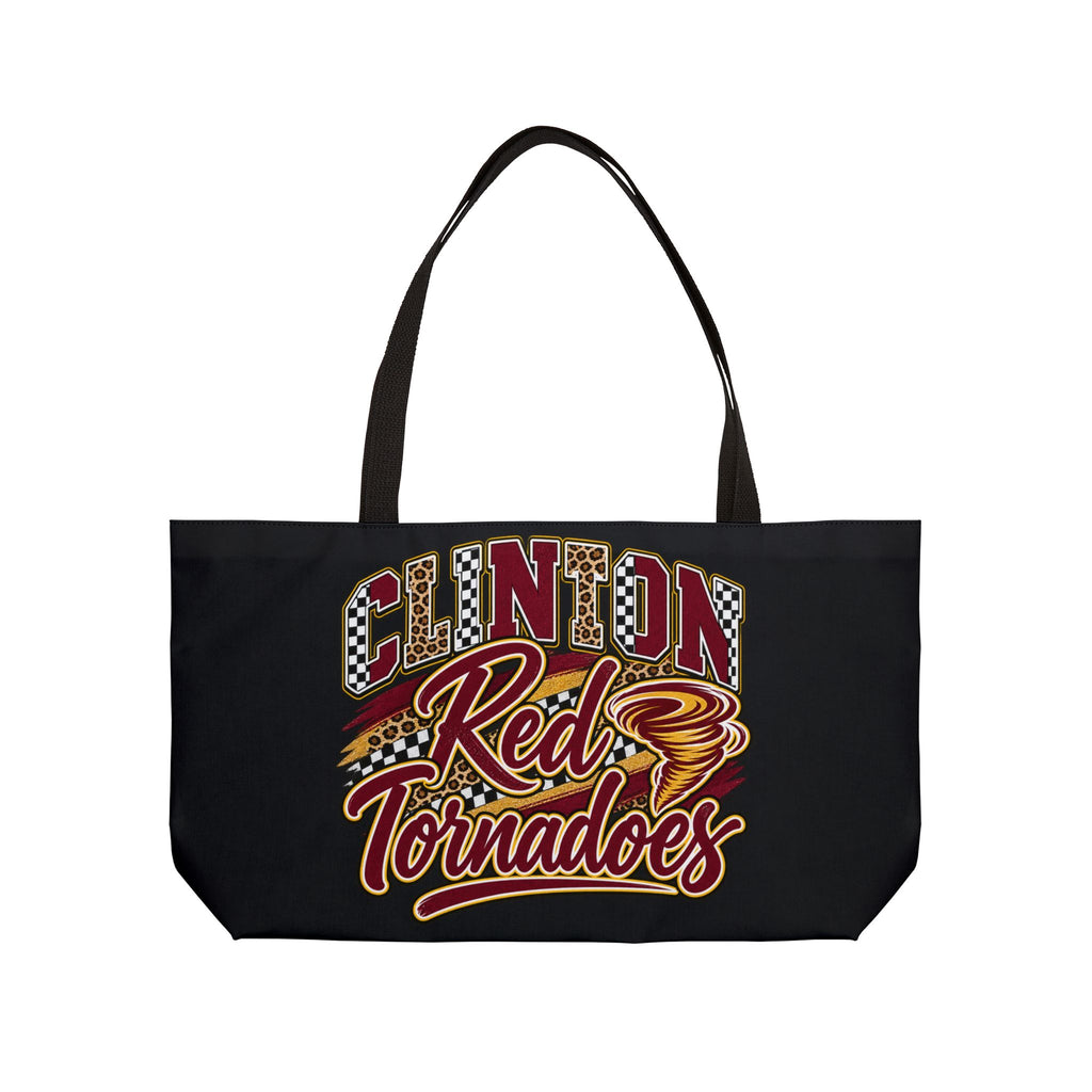 Weekender Tote - Clinton Red Tornadoes School Spirit Bag