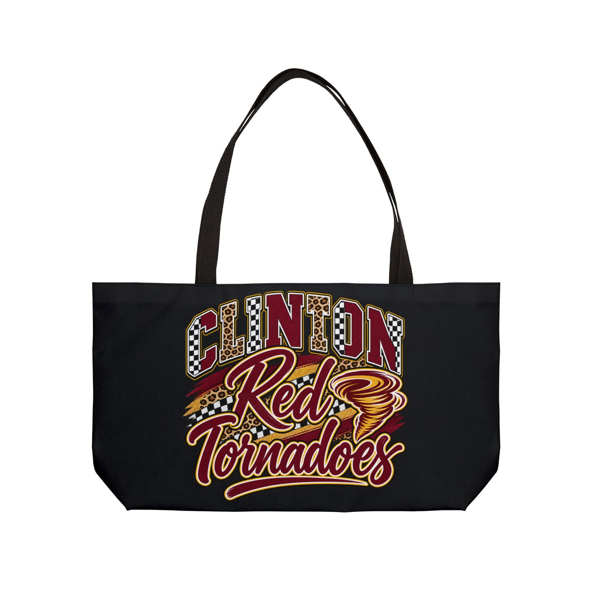 Weekender Tote - Clinton Red Tornadoes School Spirit Bag
