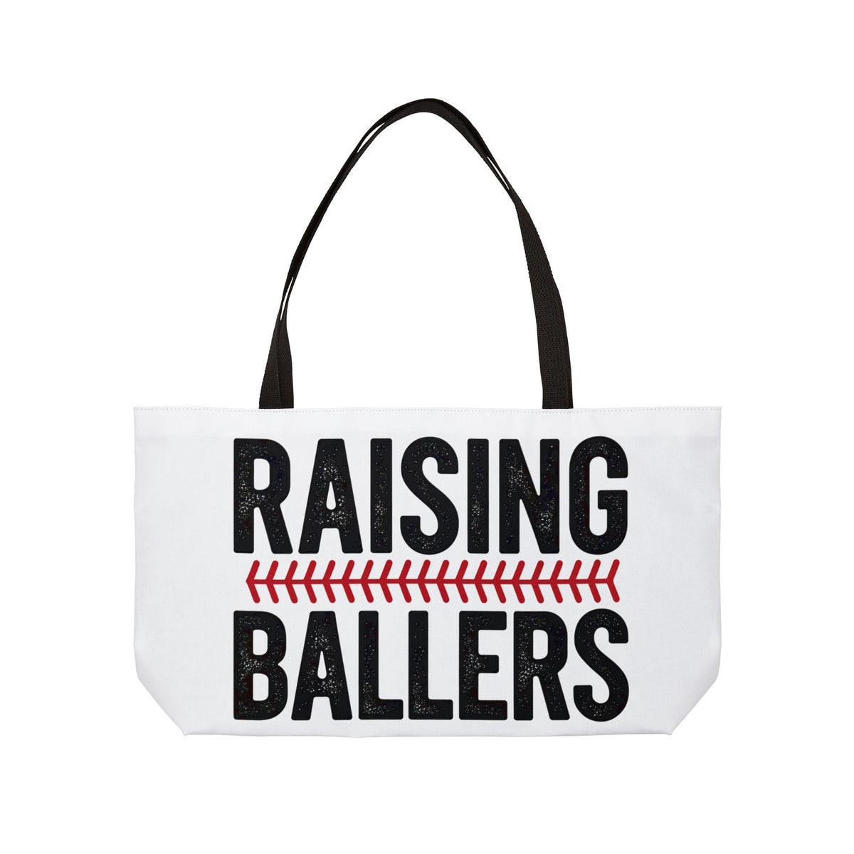 Raising Ballers Weekender Tote — Baseball Mom/Dad Travel Bag